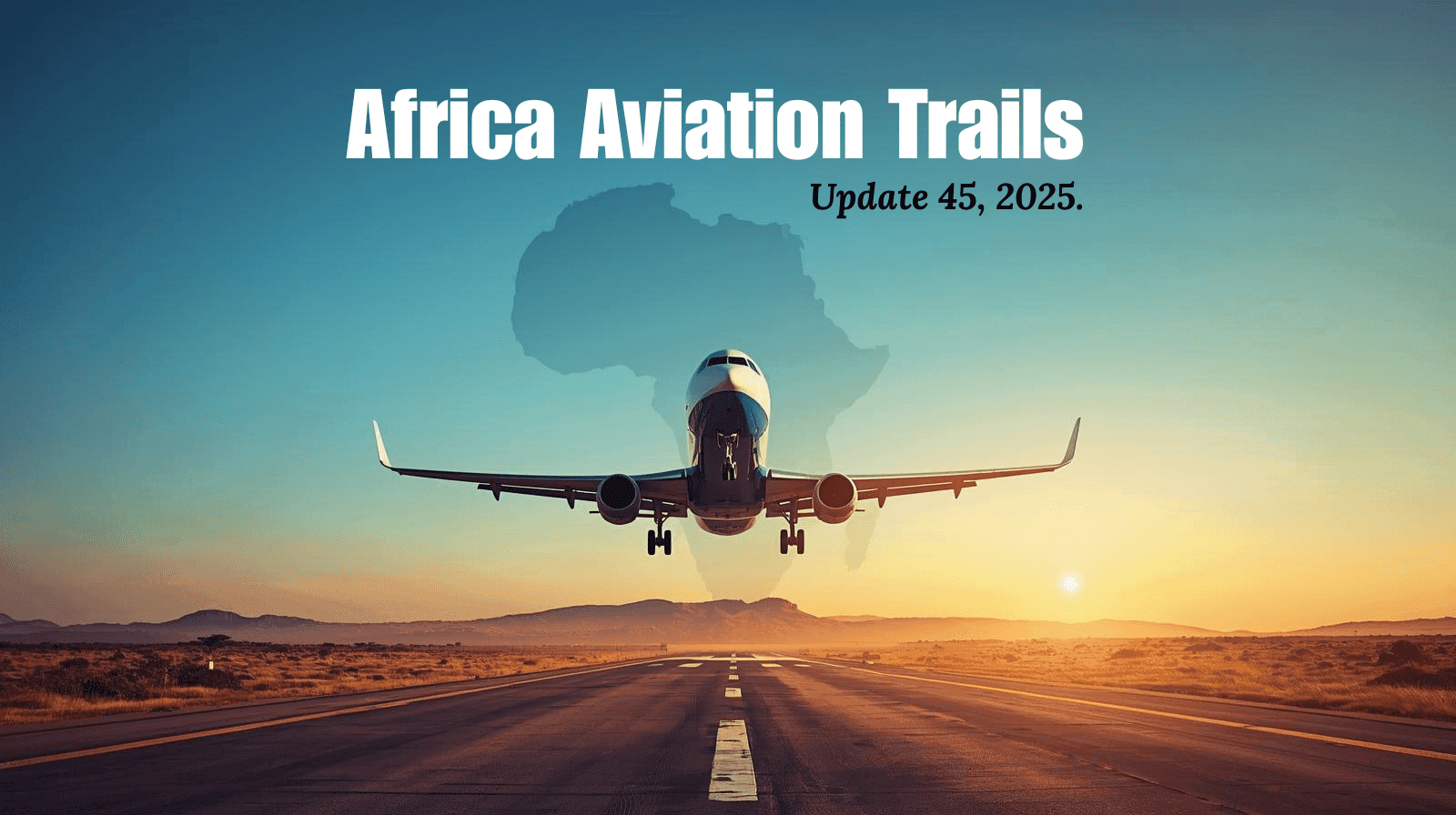 Africa Weekly Aviation Trails: Week 45, 2025.