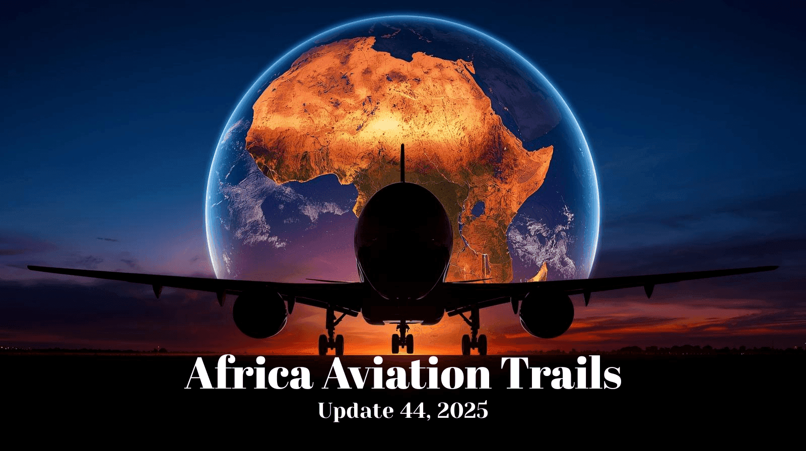 Africa Weekly Aviation Trails: Week 44, 2025.